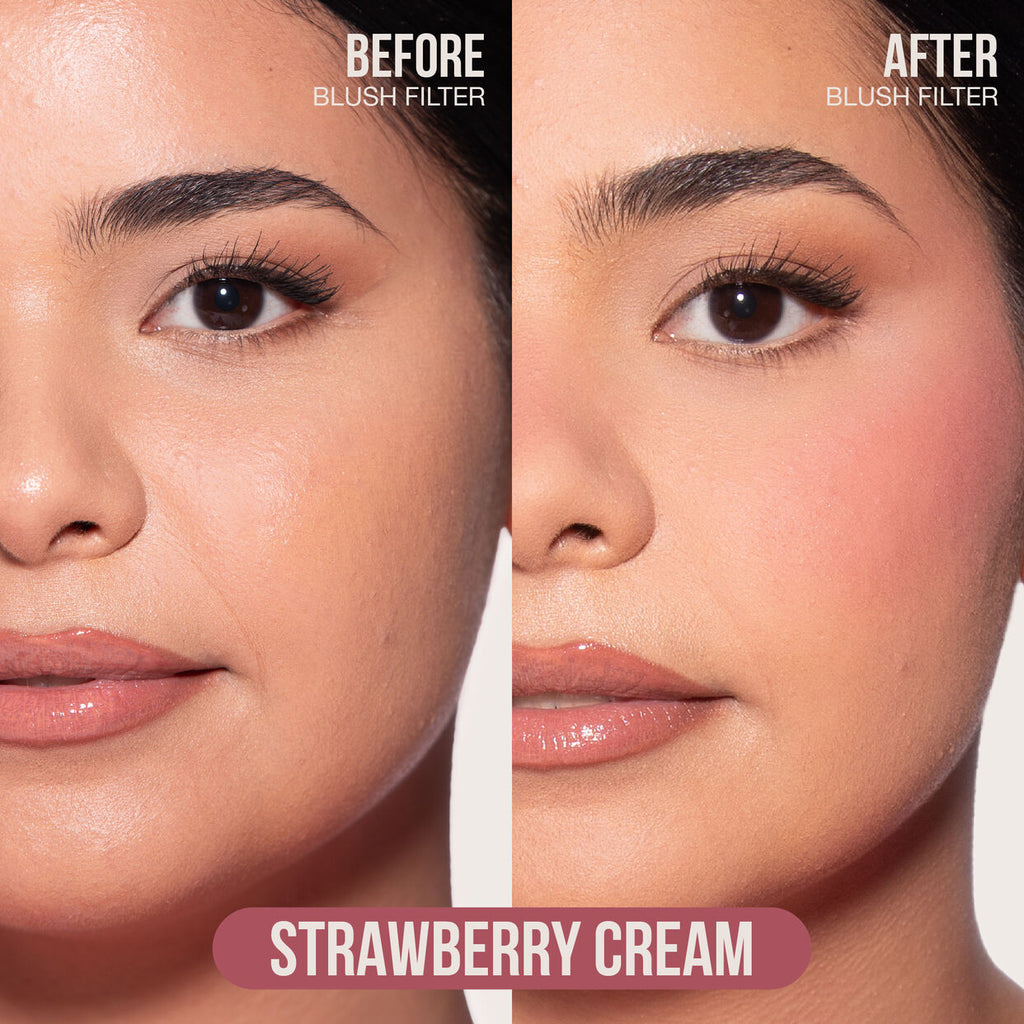 Huda Beauty Filter Liquid Blush in a vibrant shade, product image 5 of 13.