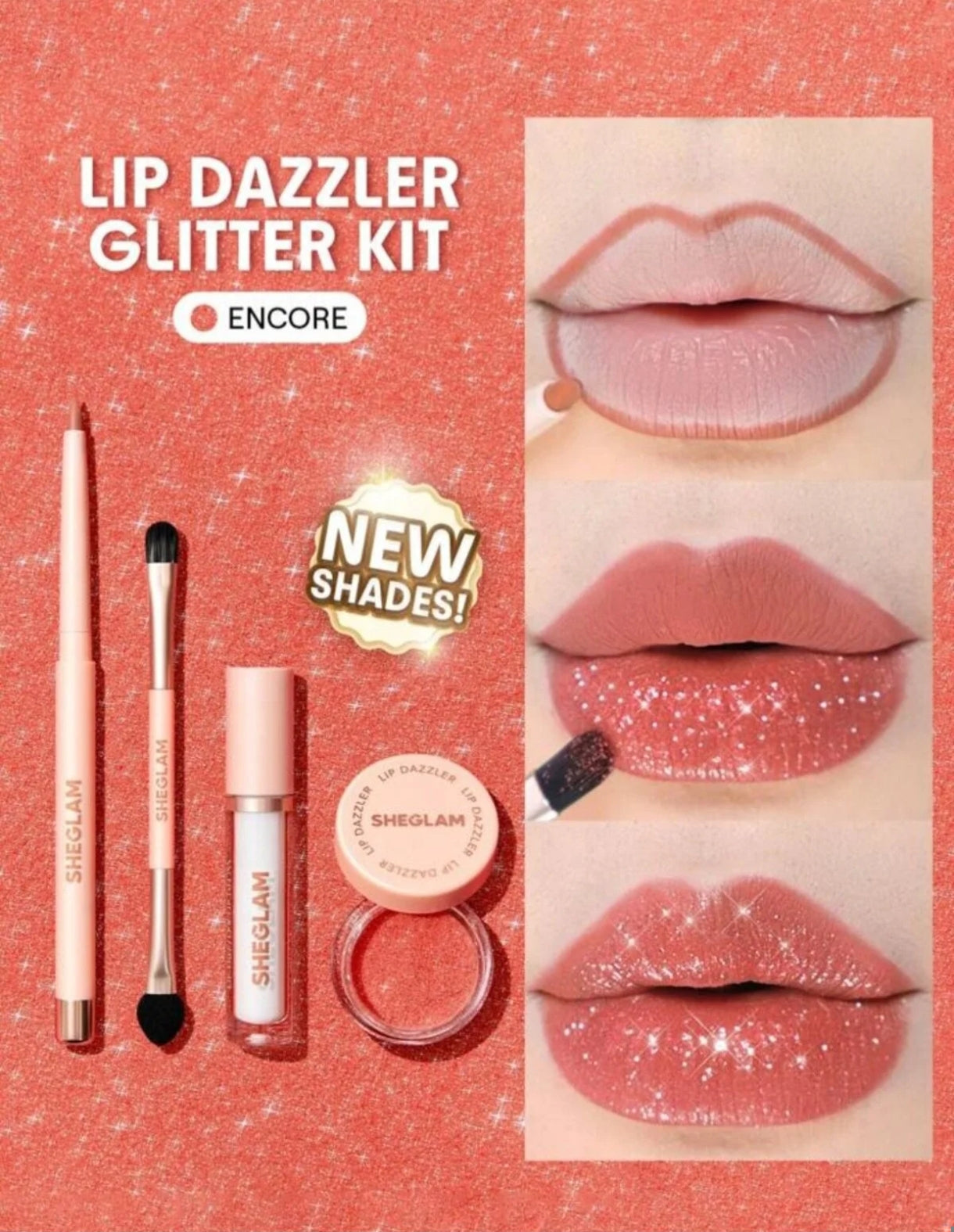 Sheglam Lip Dazzler Glitter Kit