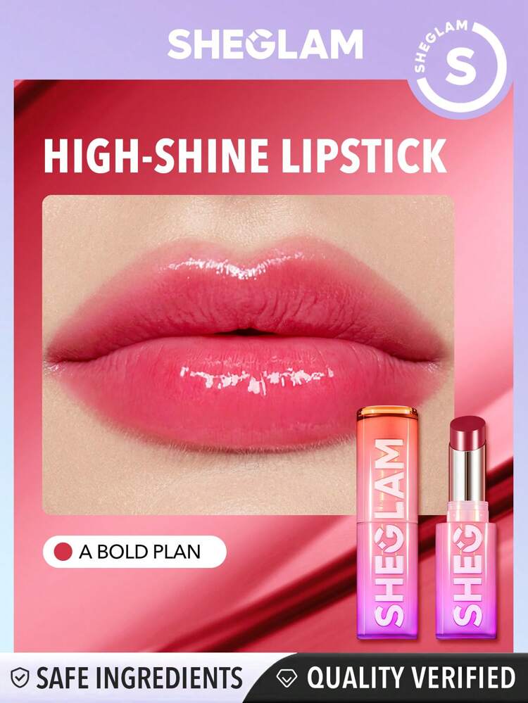 SHEGLAM Mirror Kiss High-Shine Lipstick