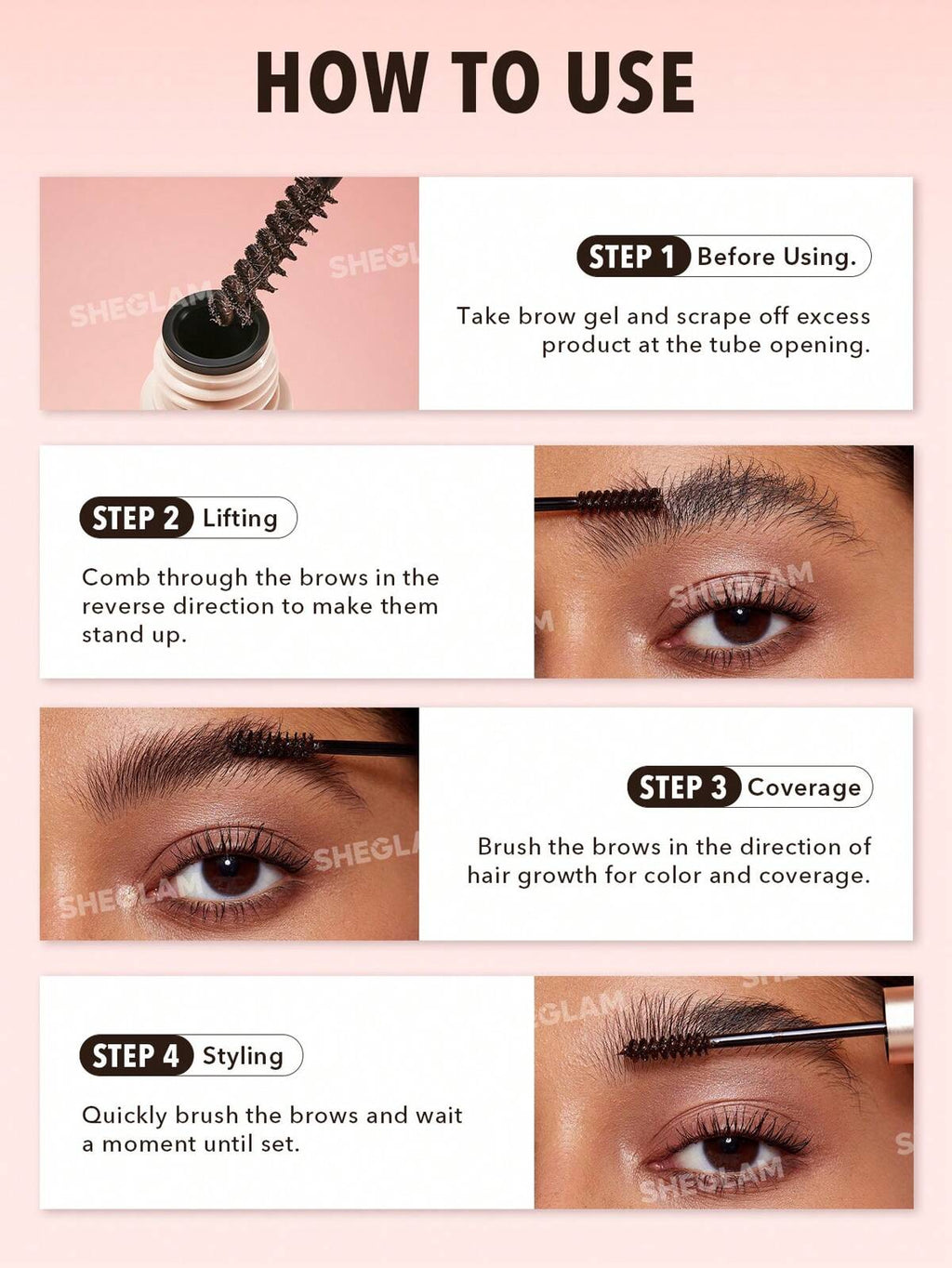 Sheglam Hold 'Em Up Tinted Brow Gel 6g