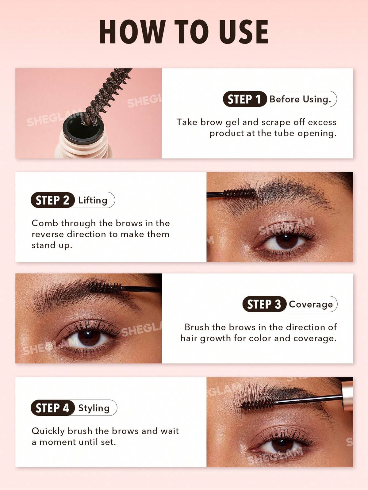 Sheglam Hold 'Em Up Tinted Brow Gel 6g