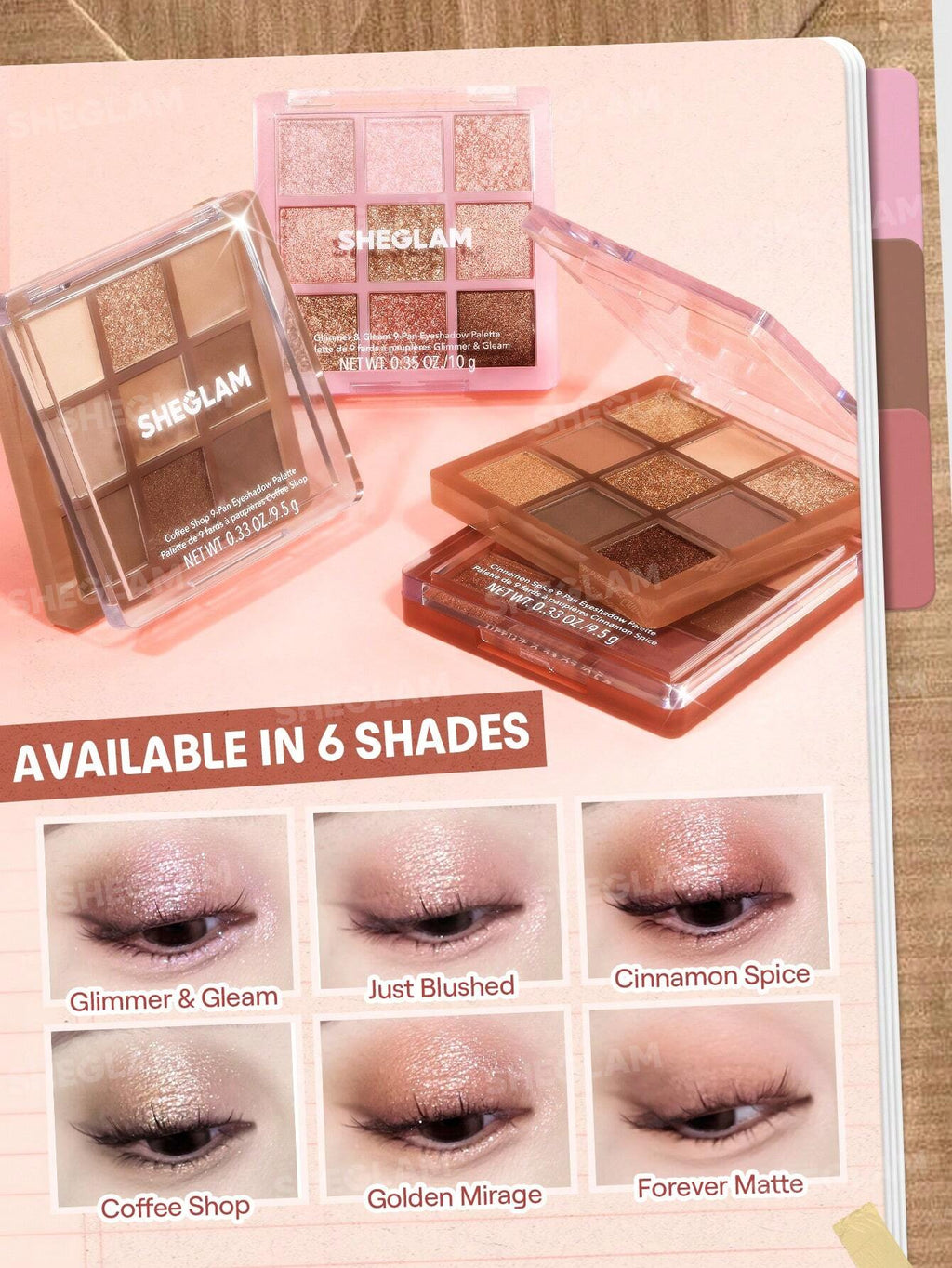 Sheglam 9 - Pan Eyeshadow Palette