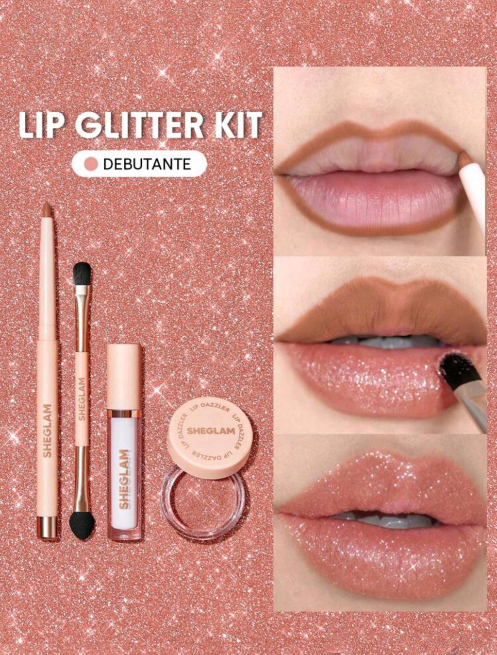 Sheglam Lip Dazzler Glitter Kit