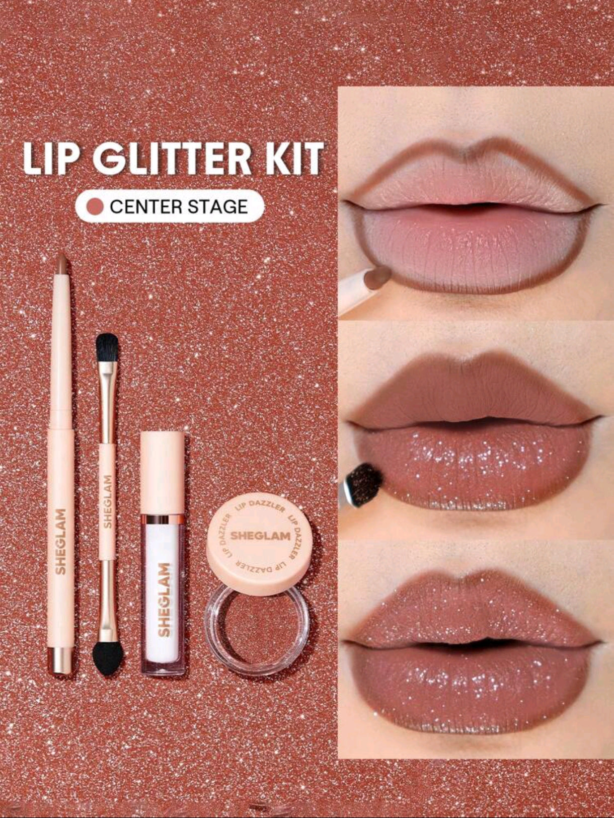 Sheglam Lip Dazzler Glitter Kit
