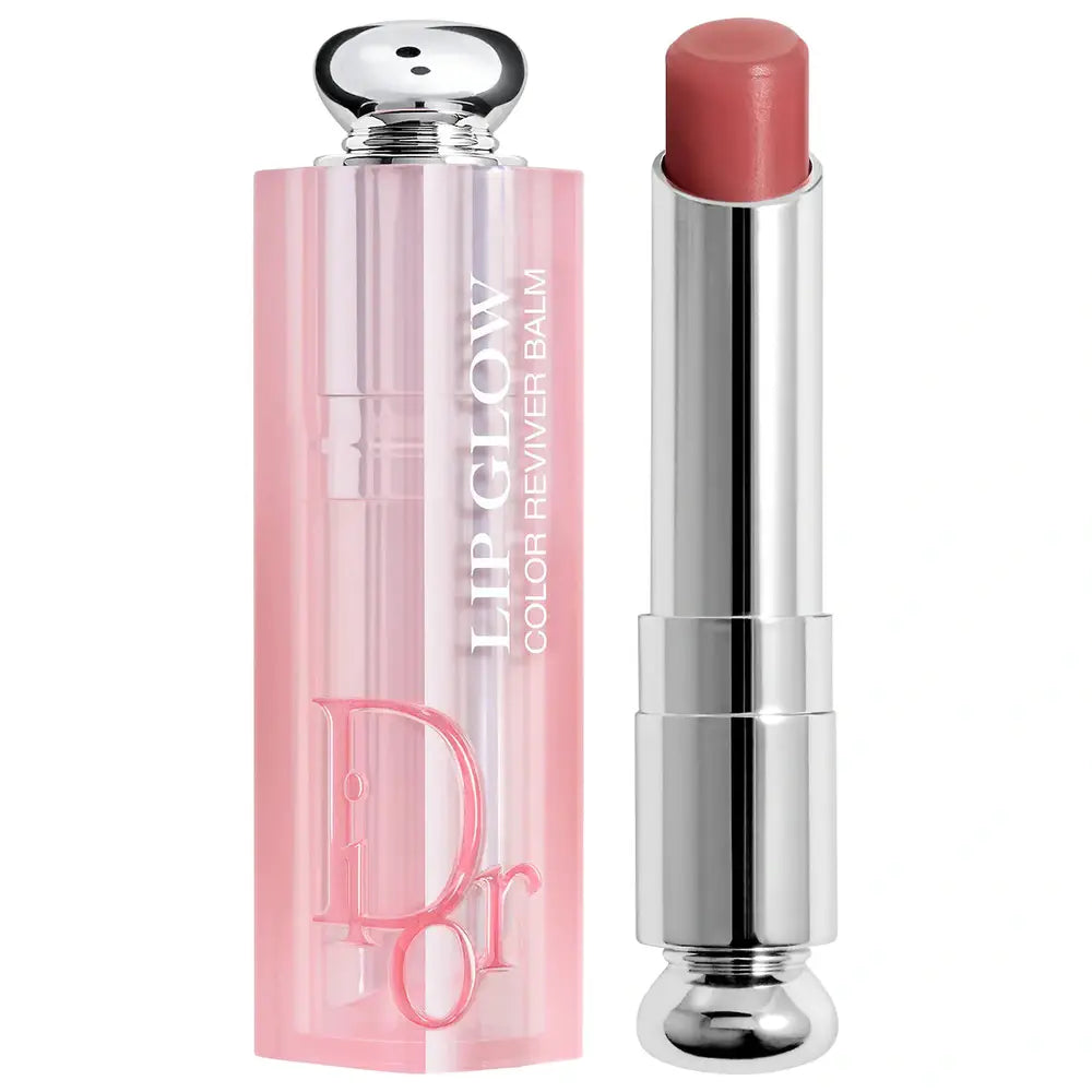 Hydrating lip balm with a natural tint, enhancing lips. (Image 1 of 6)