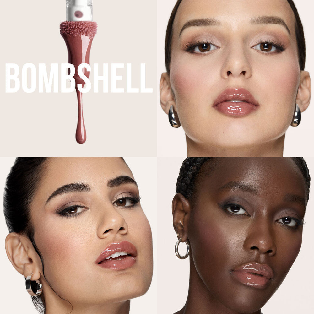 Faux Filler Plumping Lip Gloss, high shine, hydrating. Image 9 of 12.