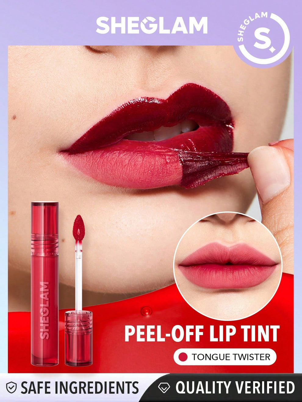 Sheglam peel talk lip tint