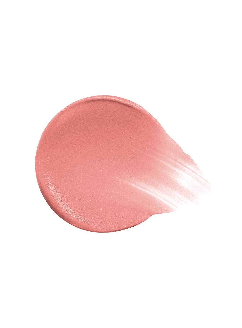 Bliss| A swatch of Rare Beauty's Soft Pinch Liquid Blush in the matte nude pink shade "Bliss."