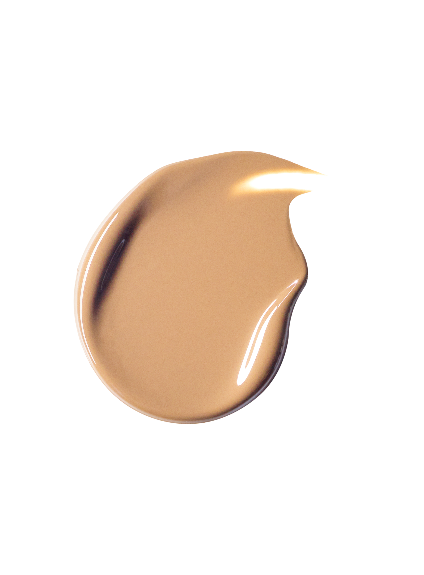 24N| A swatch of Rare Beauty's Positive Light Tinted Moisturizer with SPF 20 in shade 24N.